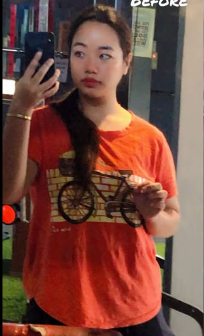 Mahima before transformation